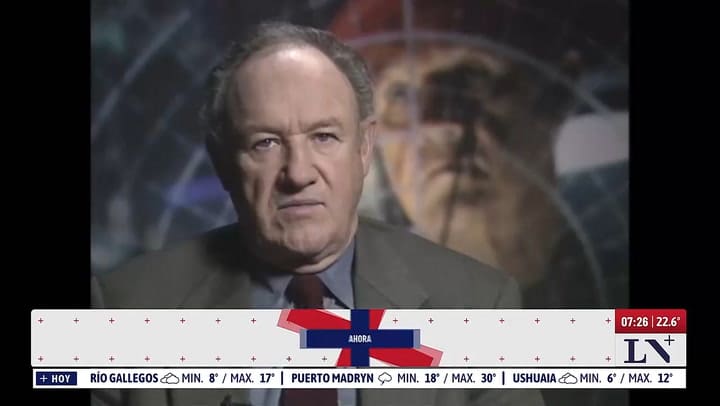 Murio Gene Hackman a los 95 anos
