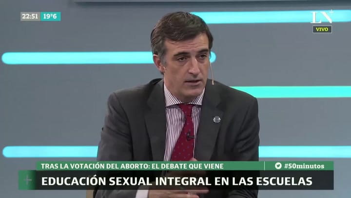 Esteban Bullrich: 'Lo importante es terminar con el embarazo adolescente'