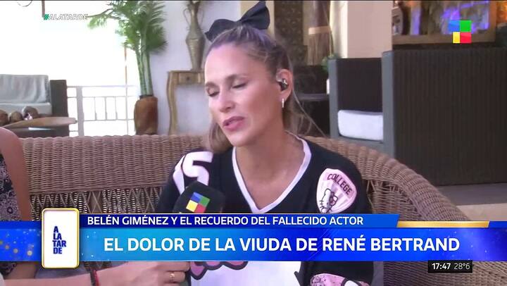 La esposa de Rene Bertrand habló un año de la muerte del humorista