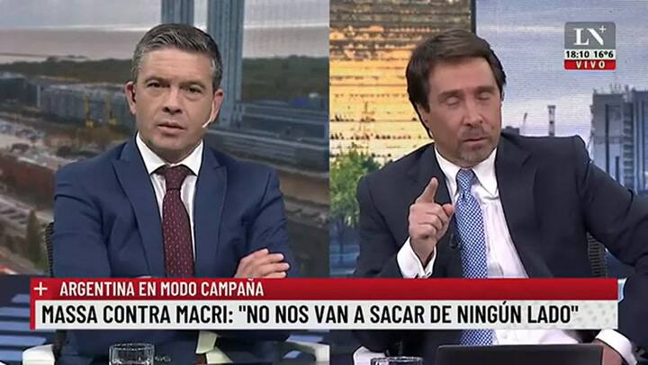 Eduardo Feinmann mostró el mensajito que le mandó a Cafiero