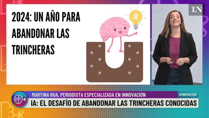 IA: el desafío de abandonar las trincheras conocidas. Martina Rua en #Innovación