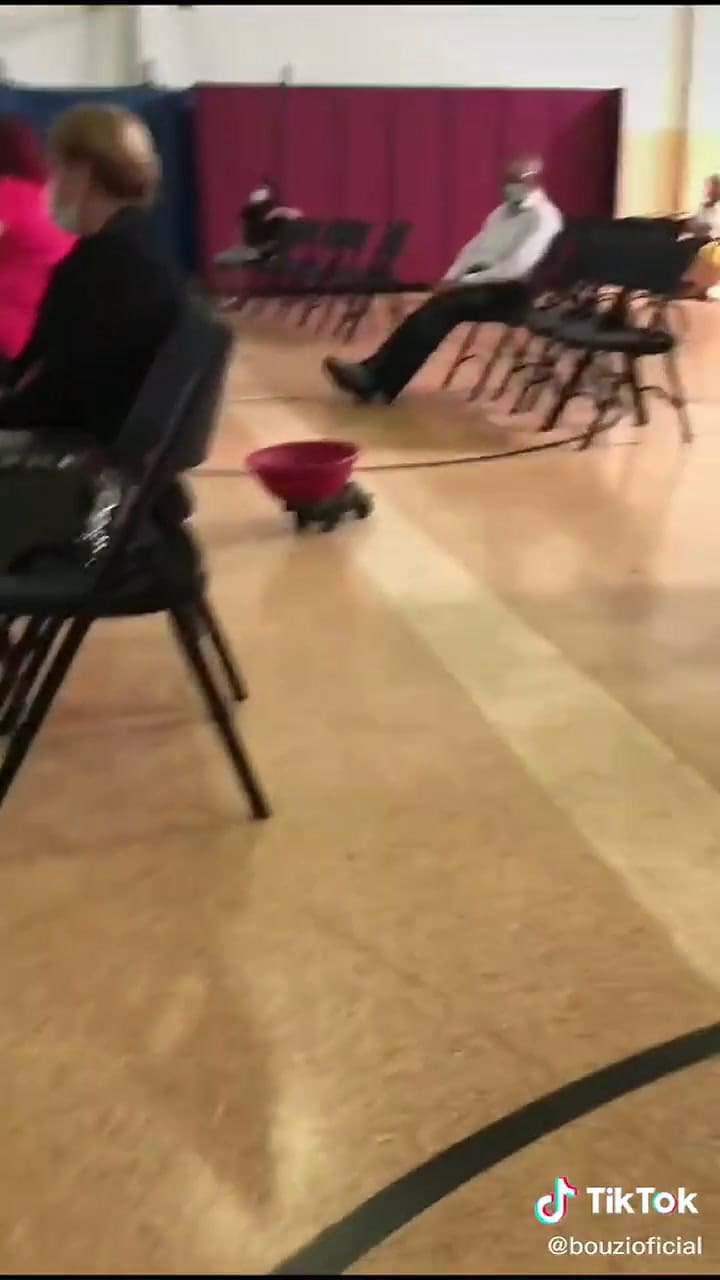 Auto a control remoto para la colecta de la limosna -Fuente: @bouzioficial via TikTok