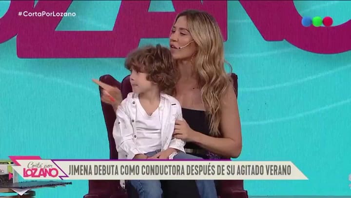 Así fue el debut de Jimena Barón como conductora de Cortá por Lozano - Fuente: YouTube