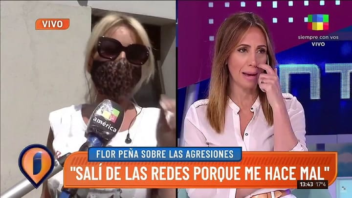 Florencia Peña se refirió al nuevo romance de su exmarido y reveló la recriminación que le hizo
