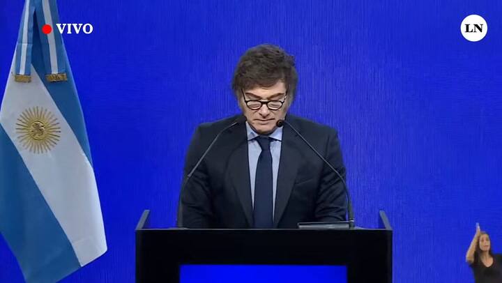 Milei inauguró un centro comercial en Mar del Plata