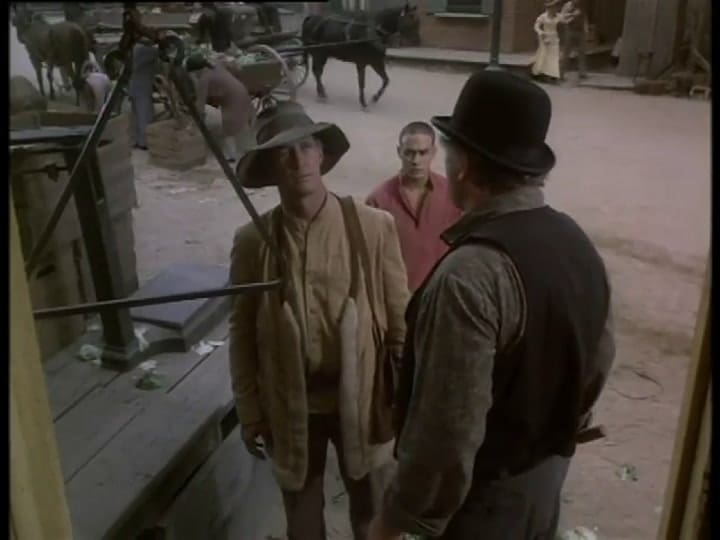 David Carradine y Brandon Lee en la película de 1986 - Fuente: YouTube