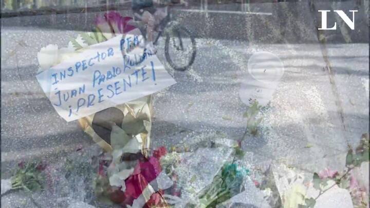 Homenaje al policía asesinado en el MALBA