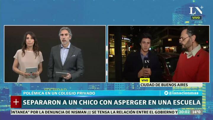 La palabra del representante legar del colegio que apartó a Santino de su clase