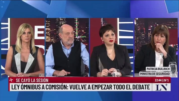 La ministra de Seguridad sostuvo que la coalición está en una etapa “post mortem”