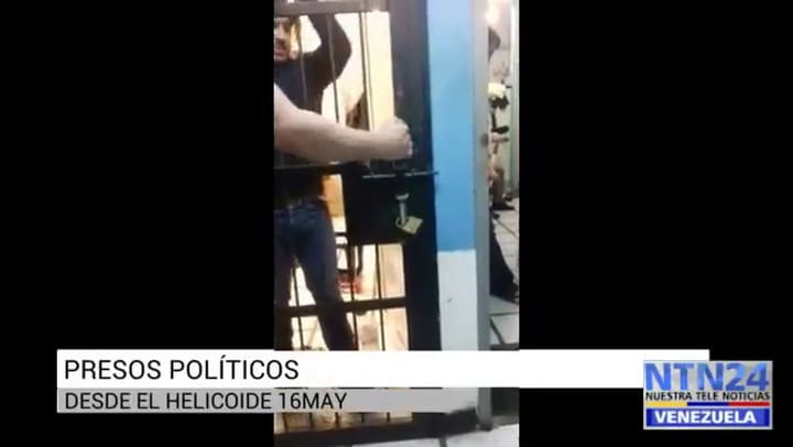 Presos rompen la seguridad de una celda - Fuente: Twitter