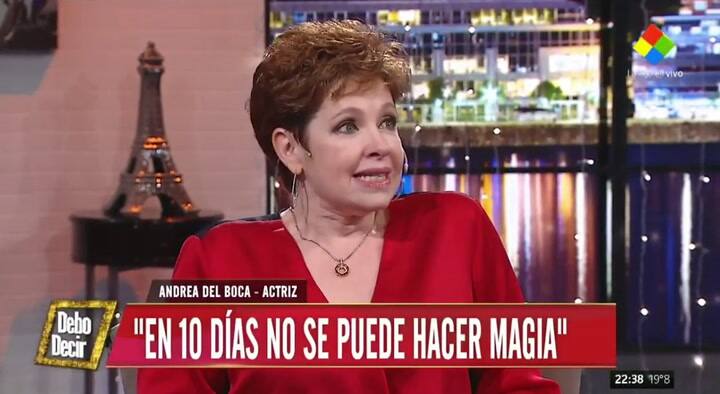 La confesión de Andrea del Boca sobre la muerte de su padre - Fuente: América TV