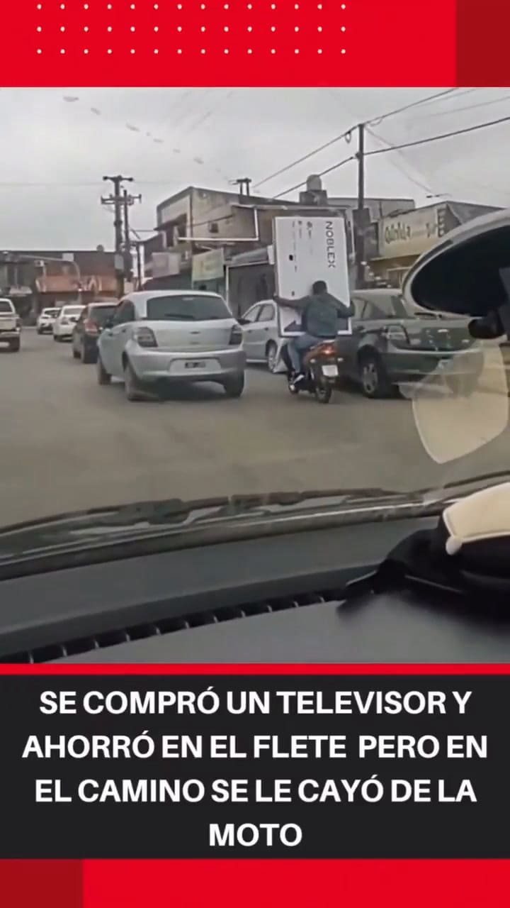 El video del motociclista que se volvió viral