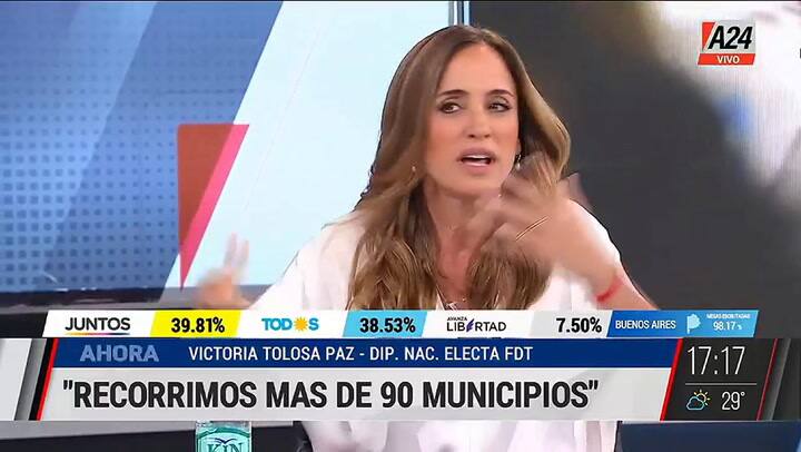 Tolosa Paz habló del saludo que le mandó a Santilli