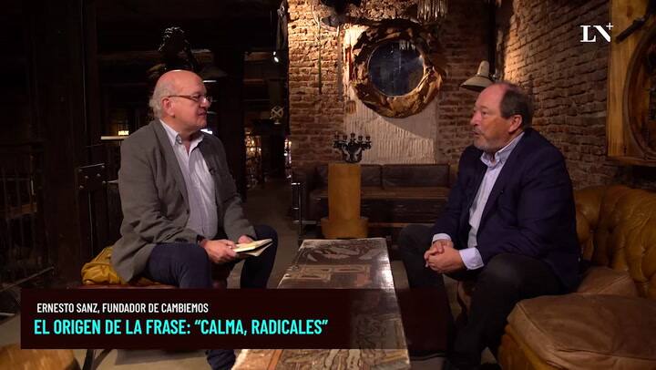 Ernesto Sanz y el origen de la frase “Calma, radicales”