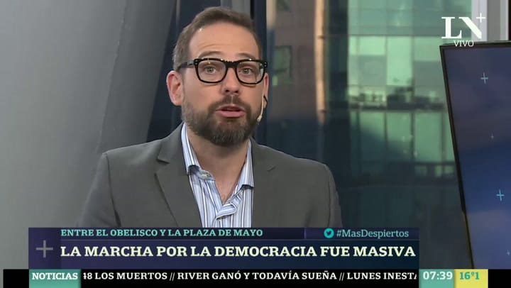 La marcha por la democracia fue masiva - Jaime Rosembreg en Más Despiertos