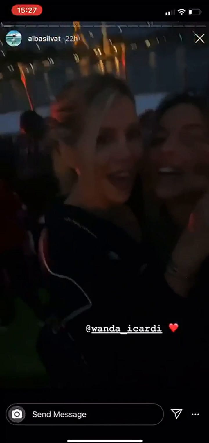 Wanda Nara en una espectacular fiesta en París