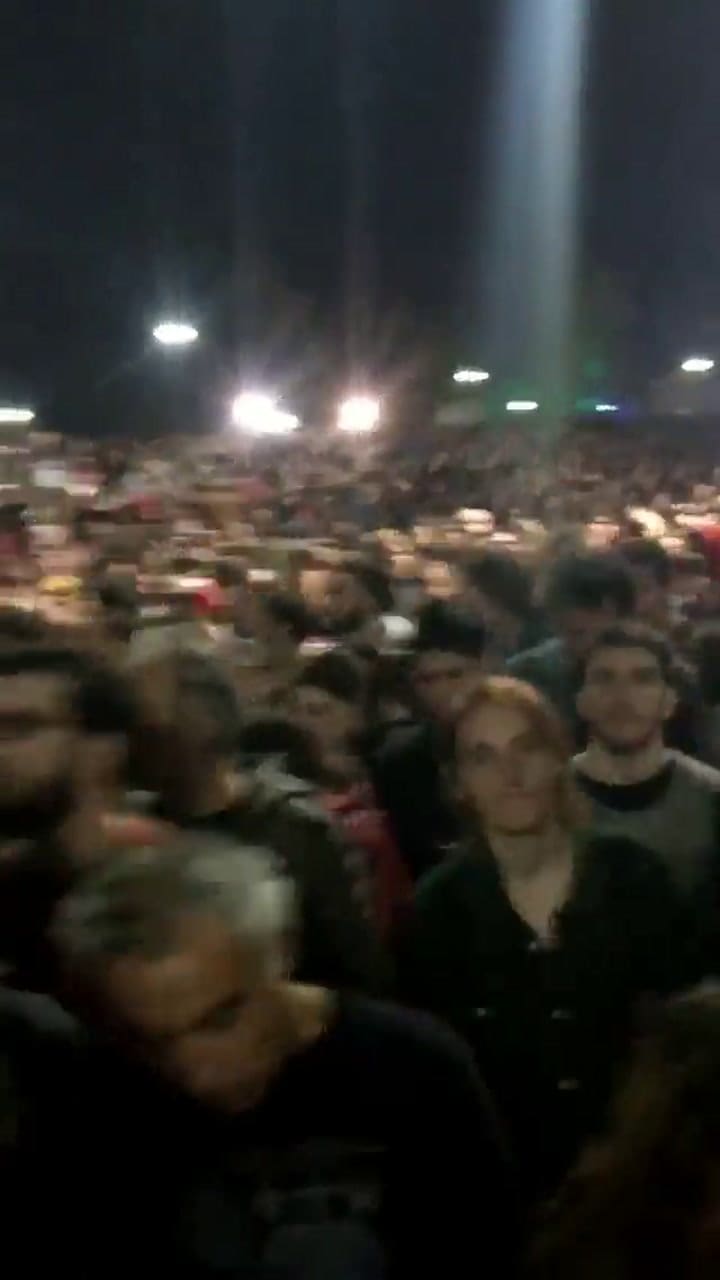 Problemas de seguridad a la salida de Tecnópolis - Fuente: Twitter @silajmat