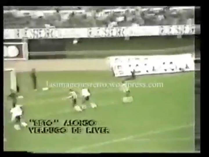 Su único gol a River