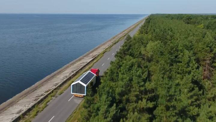 haus.me: la casa del futuro que se transporta y se entrega completa