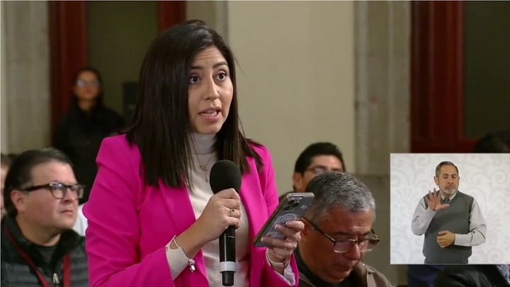 La presidenta de México, Claudia Sheinbaum, habla sobre el escándalo cripto de Milei