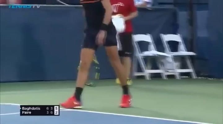 El día en que el tenis enfureció al francés Benoit Paire - Fuente: Youtube
