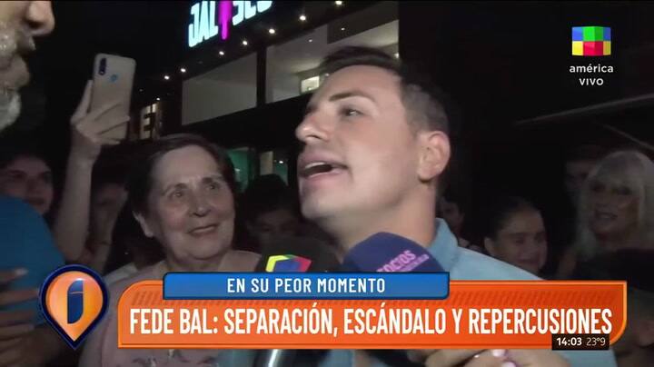 Fede Bal se tomó con humor su situación: '¿Quién se puede poner de novia conmigo?'