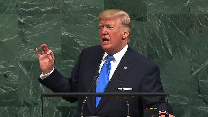 video de Trump amenaza a Kim Jong-un