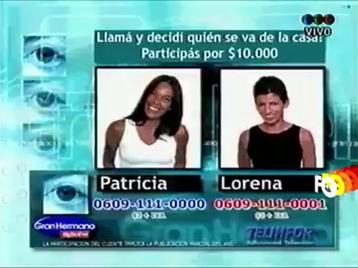 Así votaba el público en la primera nominación de Gran Hermano