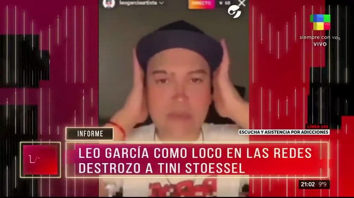 Leo García apuntó contra Tini