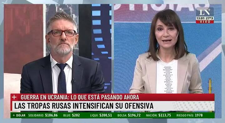 Novaresio y María Laura Santillán