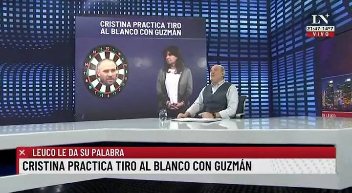 Alfredo Leuco: “Cristina practica tiro al blanco con Guzmán”