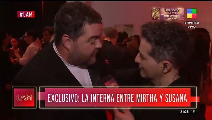 El palito que Dario Barassi le tiro a Angel de Brito