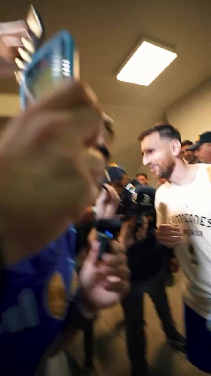 El Pollo Álvarez acompañó a Davo en su sueño de conocer a Messi