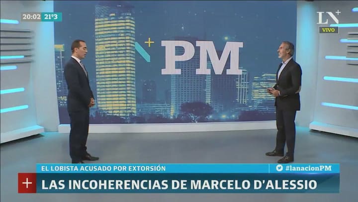Hugo Alconada Mon- Las incoherencias de Marcelo D'Alessio - LN+ PM