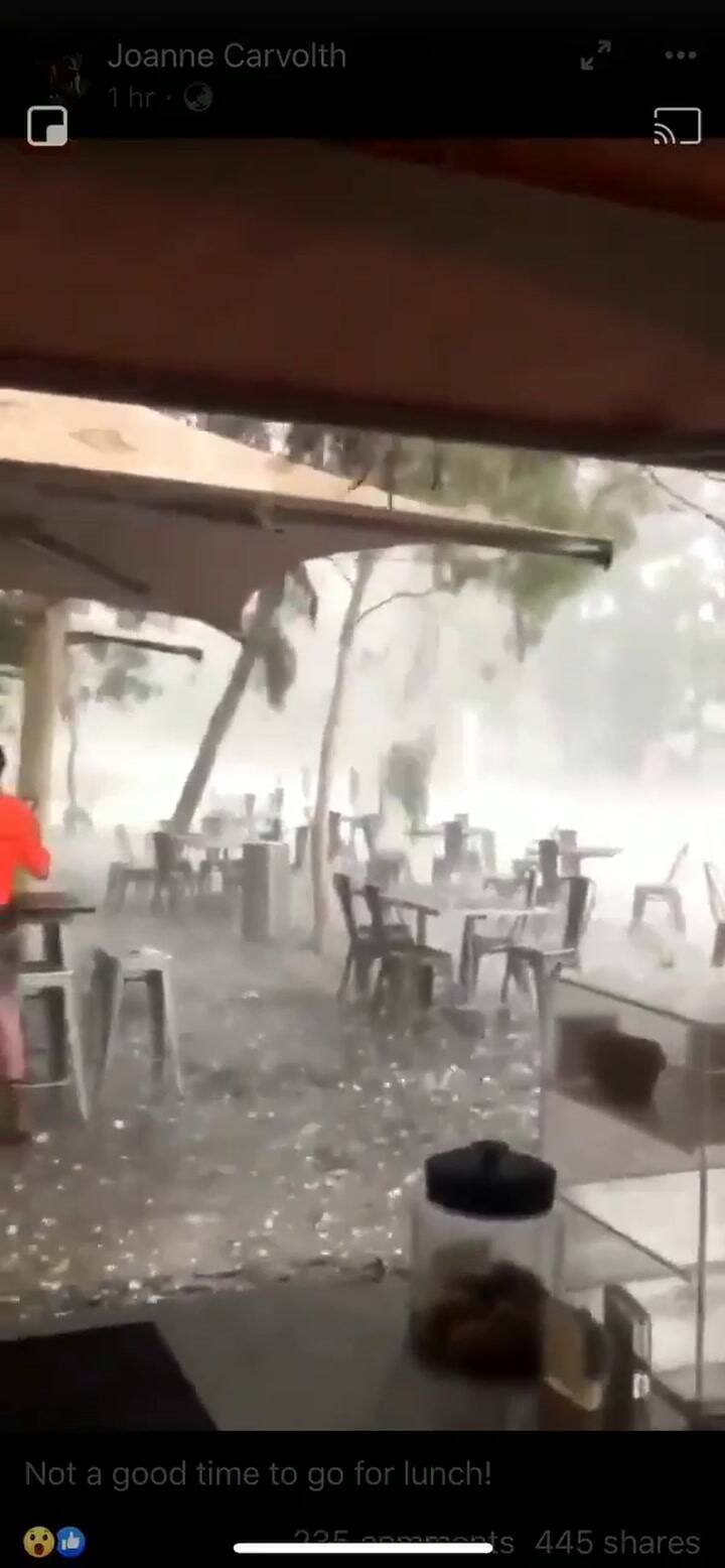 Graniza en Australia - Fuente: Instagram