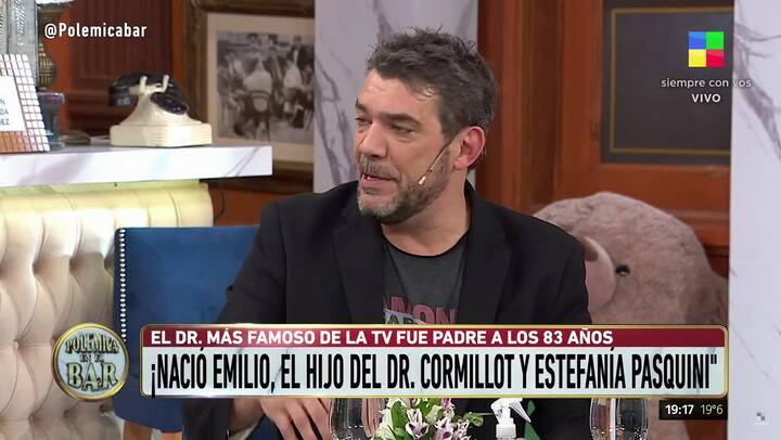 Adrián Cormillot se emocionó por el nacimiento de su hermanito Emilio