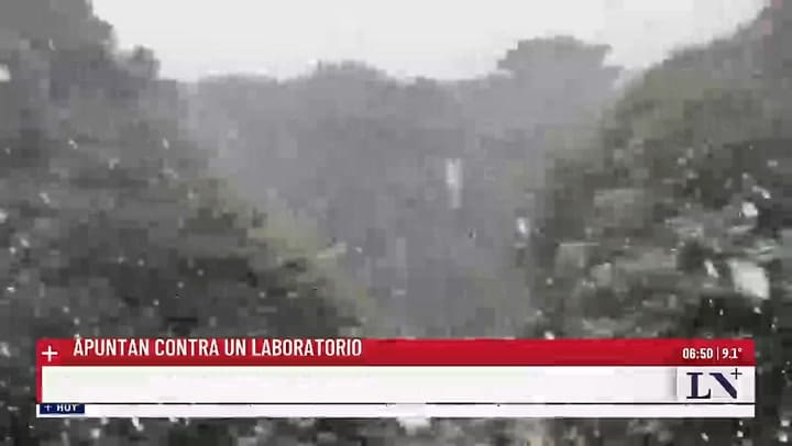 Ola polar y caida de nieve en Brasil