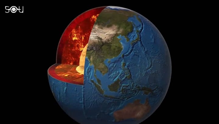 Descubrieron un océano subterráneo a 600 kilómetros de la superficie terrestre