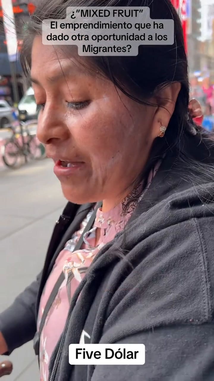 Ecuatoriana Vende En Times Square