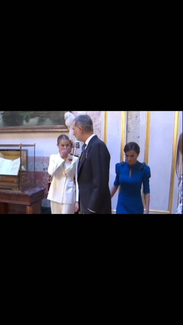 El gesto de la reina Letizia a su hija Leonor que se robó las miradas