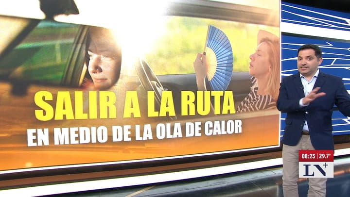 Salir a la ruta en medio de la ola de calor