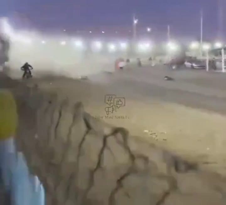 Accidente de motos en Santiago del Estero