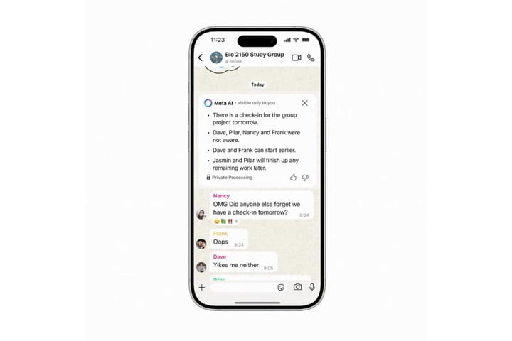 WhatsApp permite resumir conversaciones