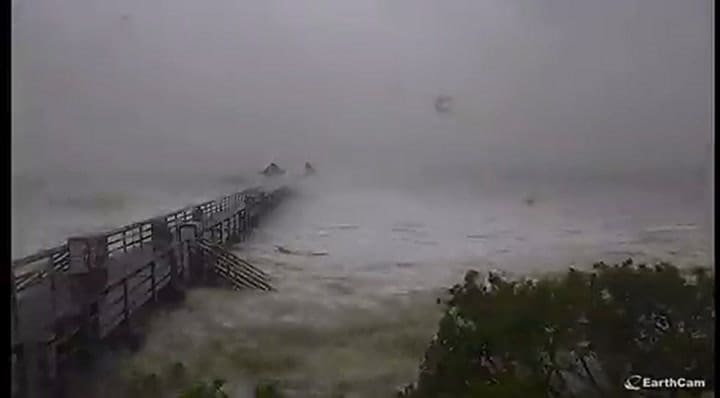 Huracán Ian en Florida: los videos más impactantes