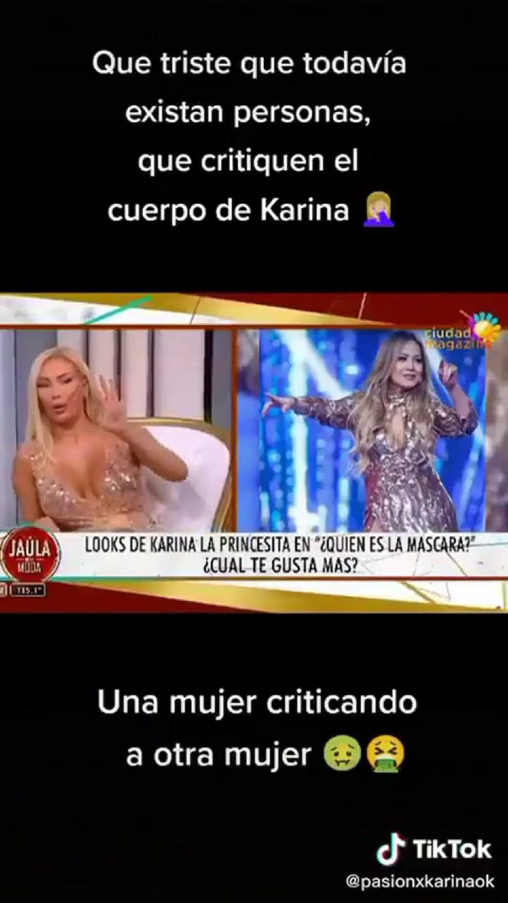 ¿Qué dijeron sobre Karina La Princesita en La Jaula de la Moda?