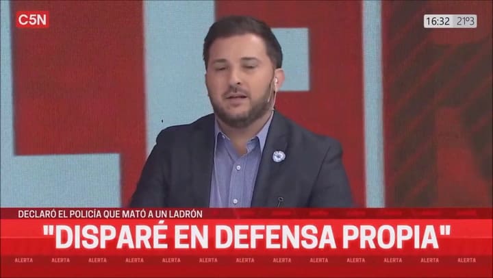 El cruce entre Paulo Kablan y Diego Brancatelli