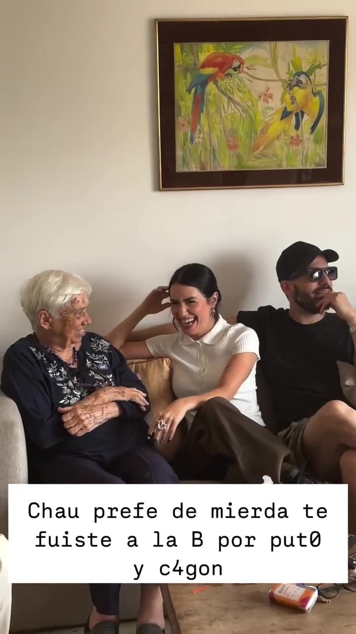 Pedro Rosemblat mostró cómo es el vínculo de su abuela y Lali