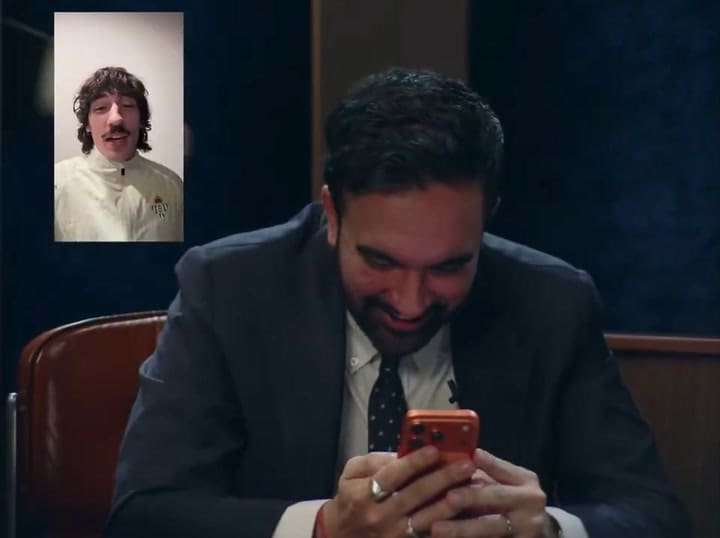 Zohran Mamdani recibió un mensaje en vivo de uno de sus ídolos deportivos.