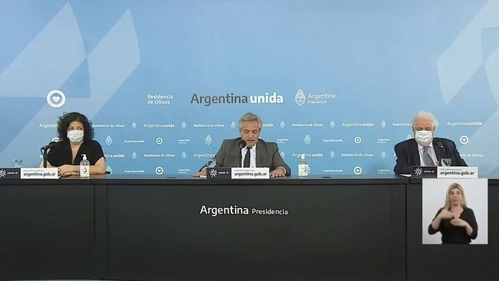 Alberto Fernández anunció la prórroga de medidas por el coronavirus hasta el 29 de noviembre
