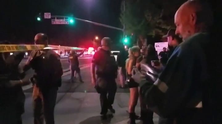 Tiroteo en bar de California deja 12 muertos - Fuente: AFP